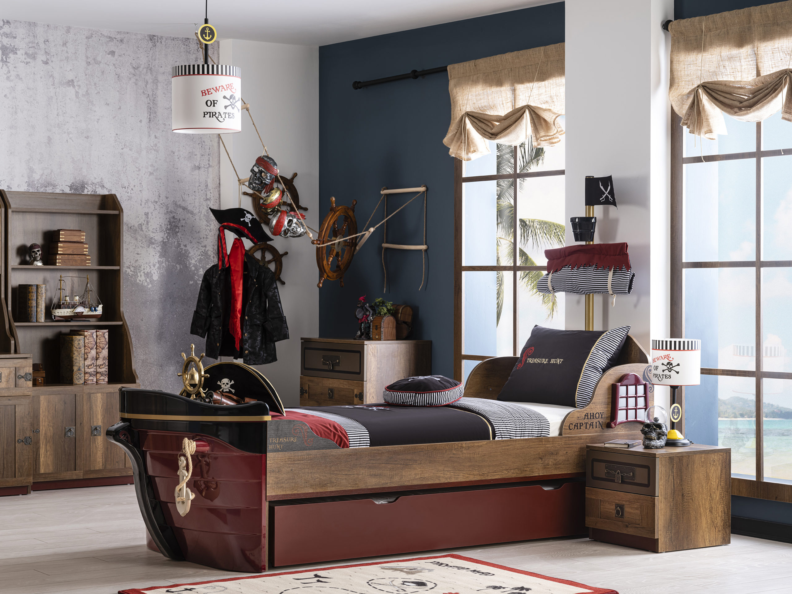 korsan30356 Pirate kids bed