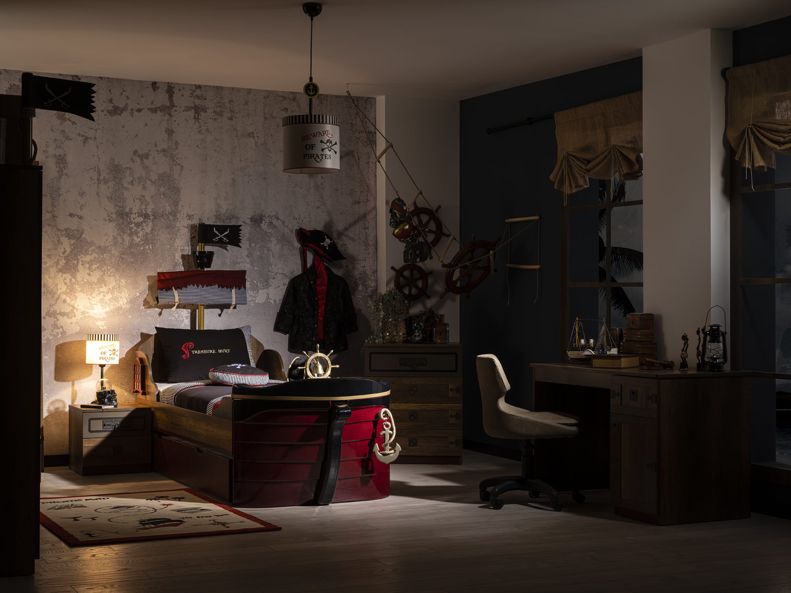 korsan30422 Pirate kids room