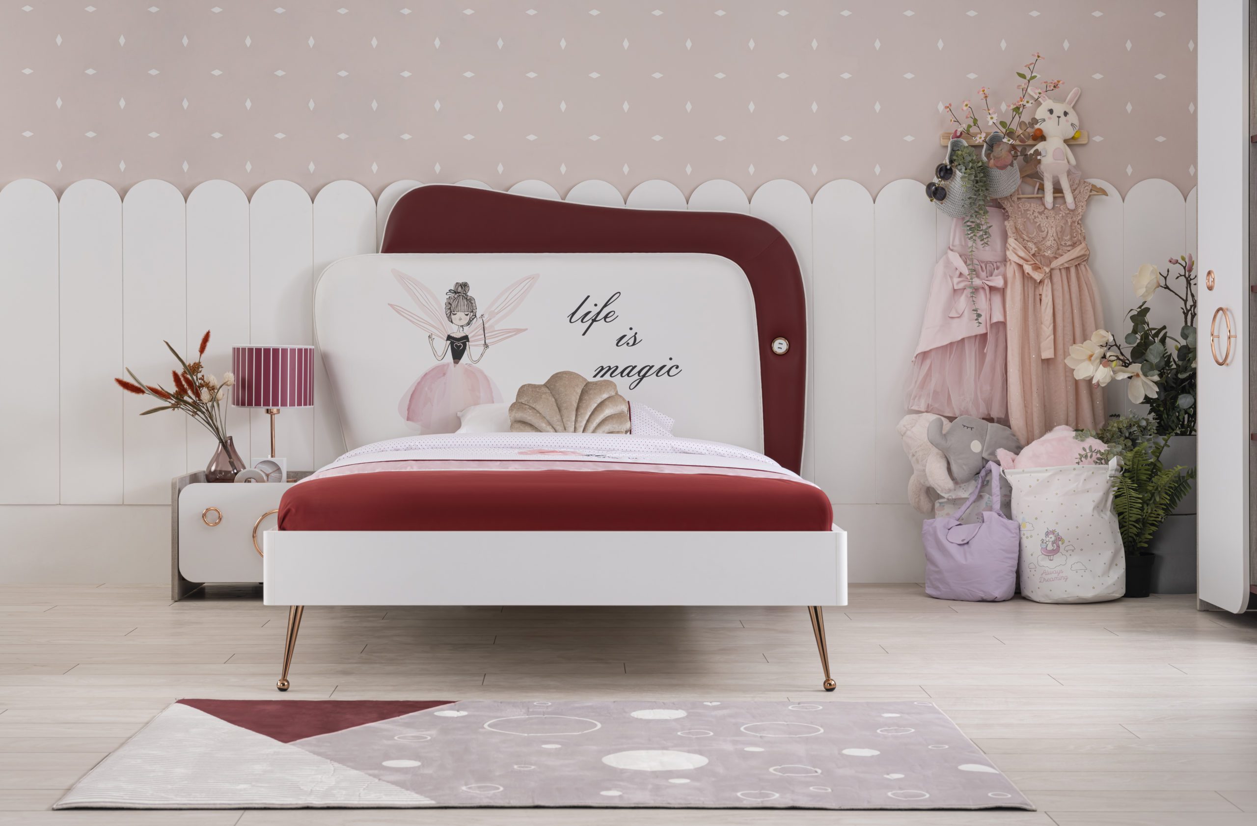 magic14302 life magic bedroom set