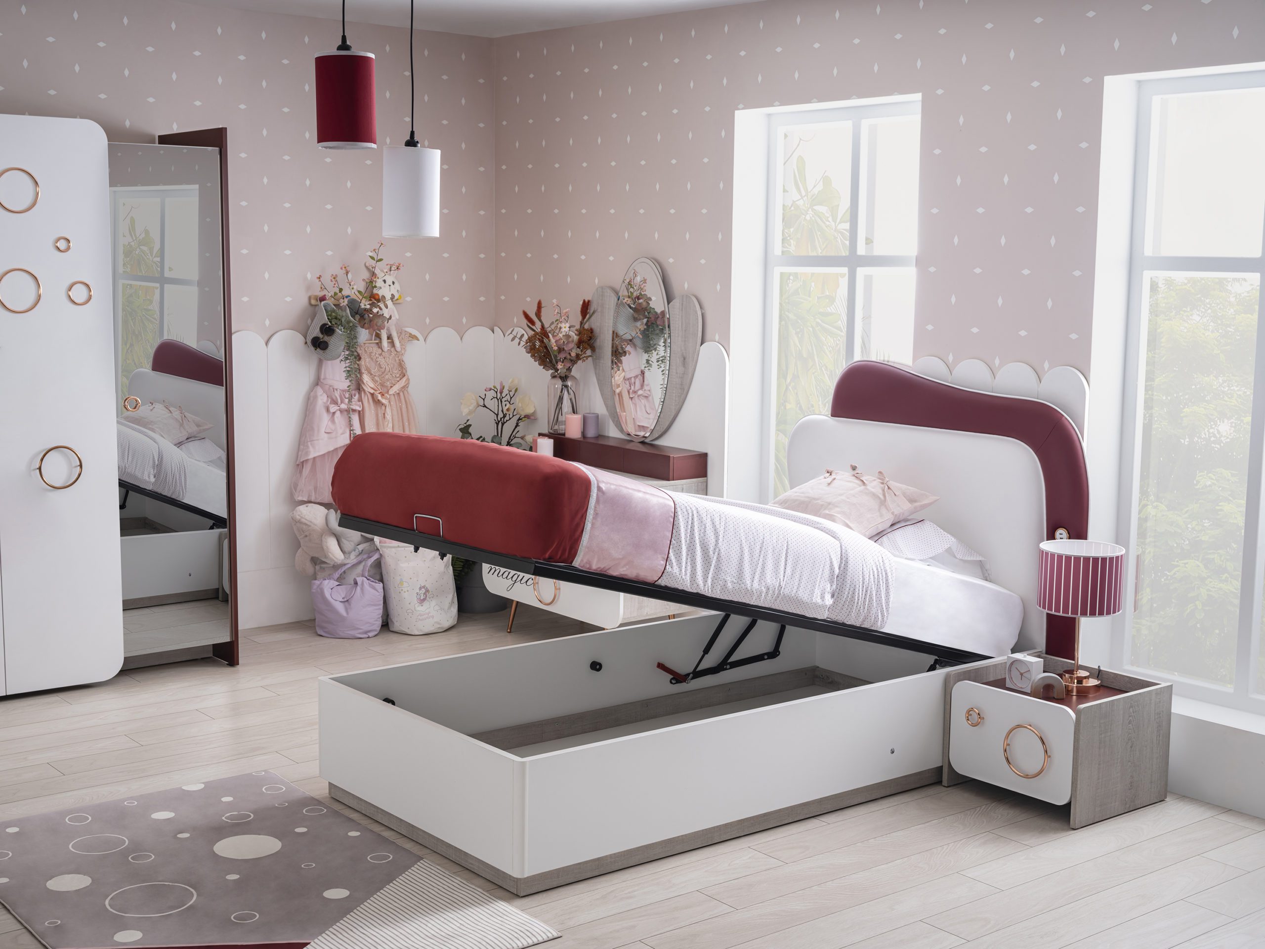 magic14344 Life magic bed with storage