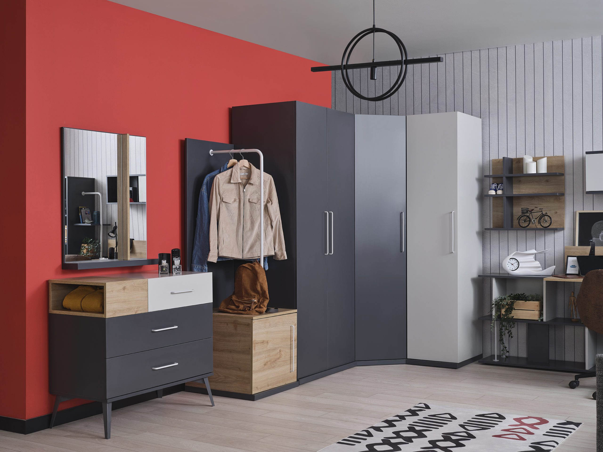 harvey49650 harvey dresser and mirror and wardrobe