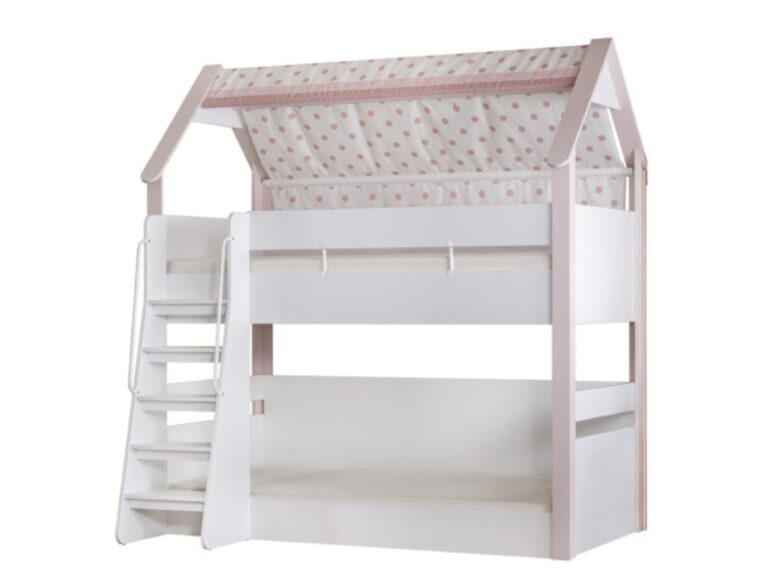 Montessori pink bunk bed
