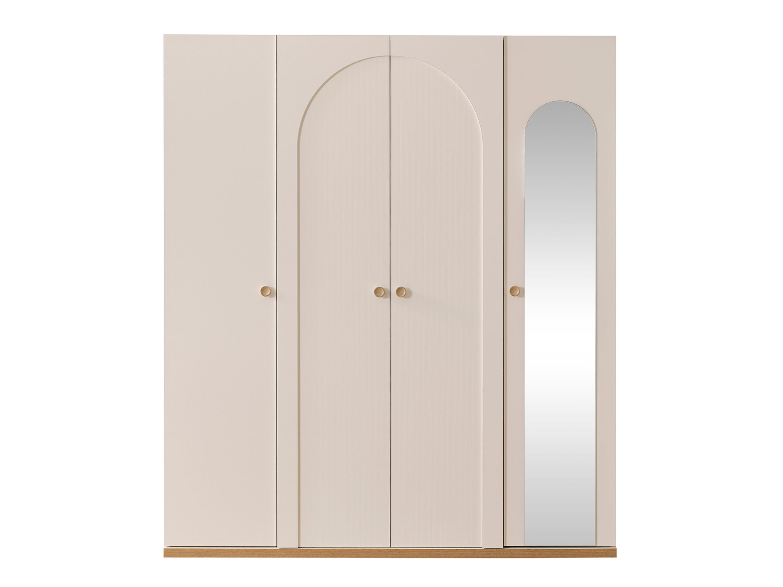 louis-four-door-wardrobe-with-mirror Louis Four Door Wardrobe with Mirror