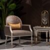 cream armchair monaco