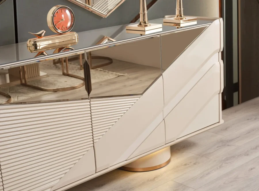 Delux-decorative-console-table Delux dining room set