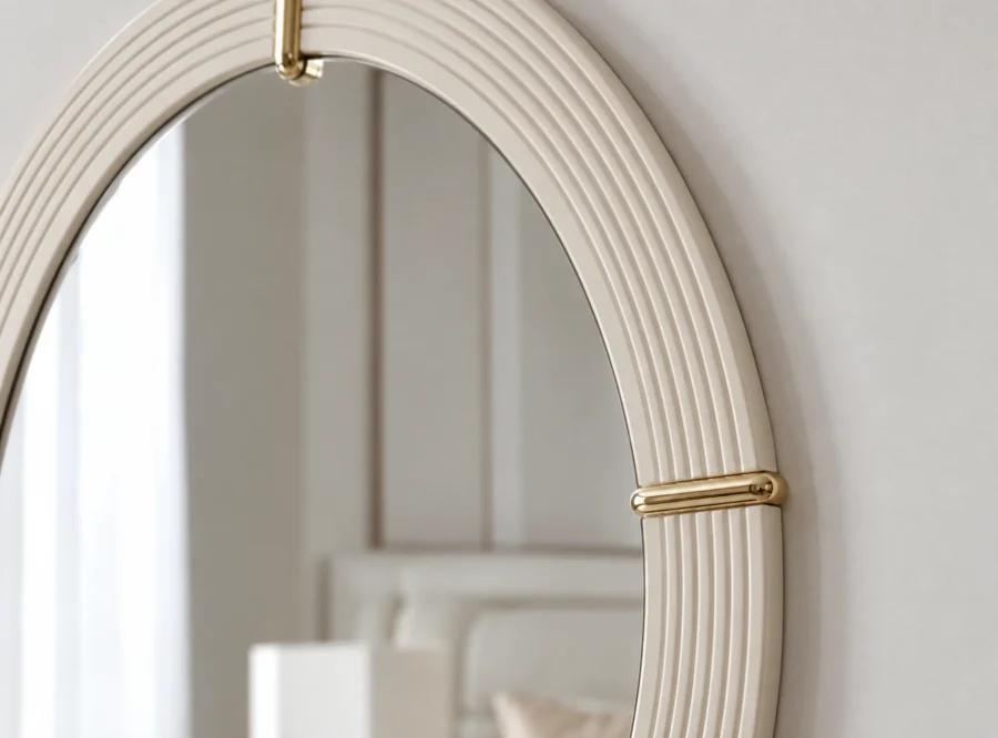 casto-dresser-mirror-3 Casto dresser with mirror, mirror and frame detail
