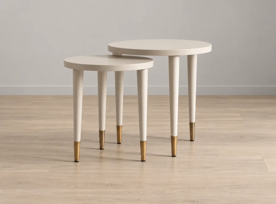 casto-nesting-table-1 Casto nesting tables, front three-quarter view