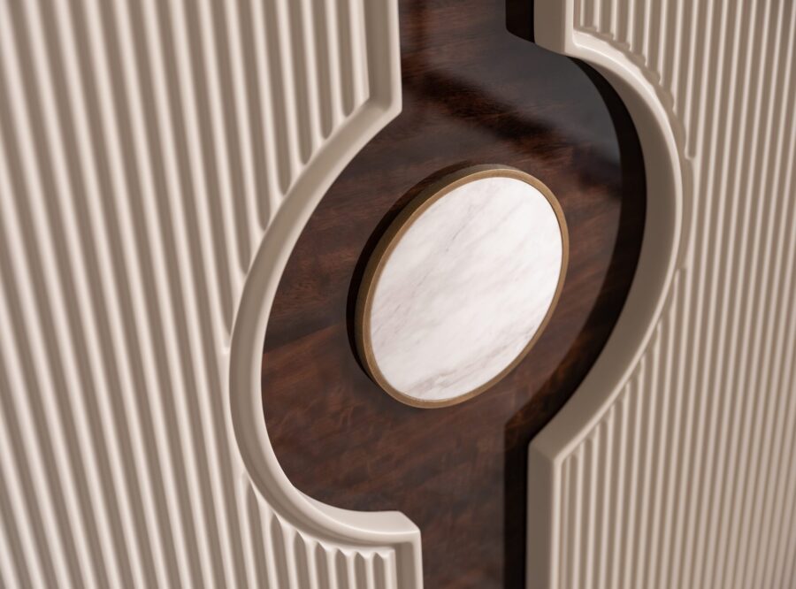 decorative-panel-closeup Ecrue living room set