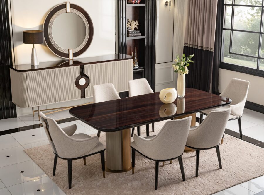 elegant-dining-room-setup Ecrue dining set