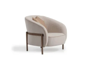 Lyon Cream Armchair with Antique Gold Frame
