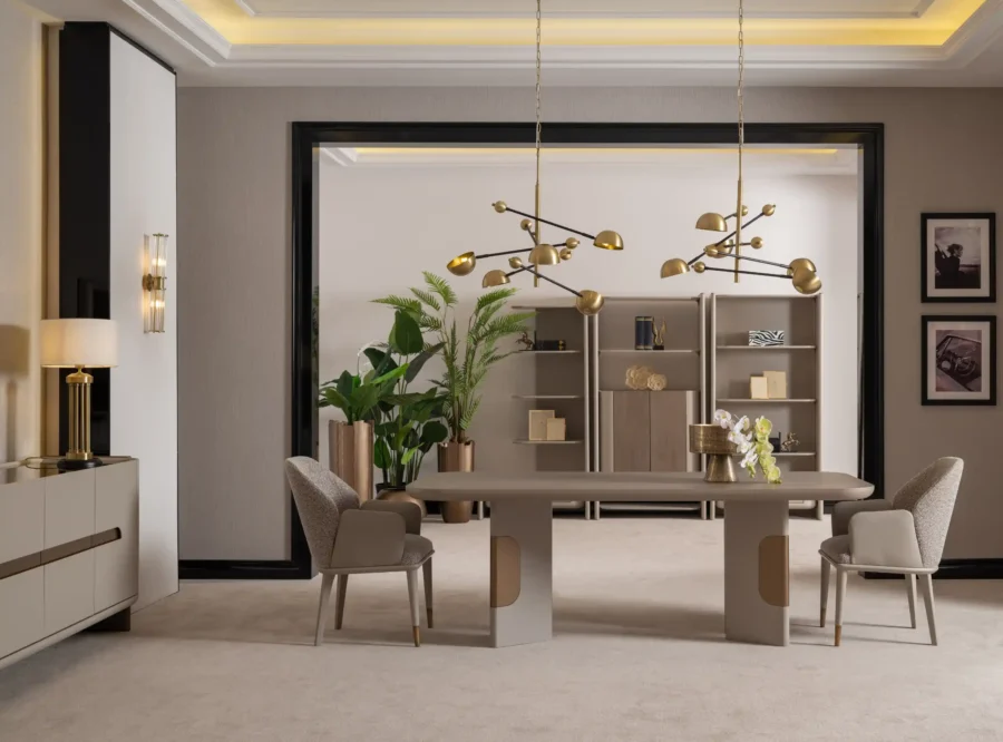 milano-shelf Milano 4-Tiered Cream Covered Unit