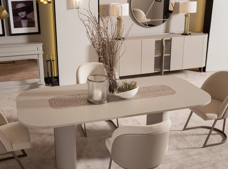 modern-dining-room-decor Leora dining table and chairs