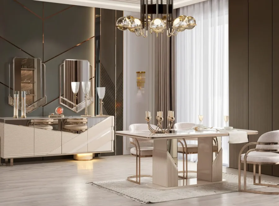 modern-dining-room-design Delux dining room set
