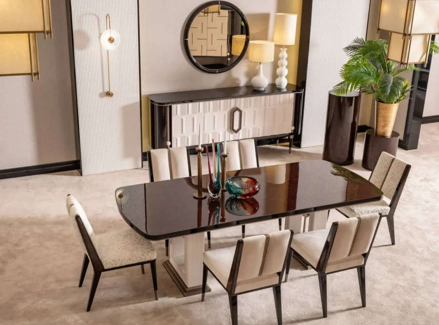 modern-dining-room-interior Senato dining set