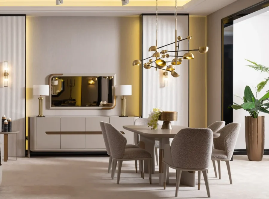 modern-dining-room-interior Milano dining set