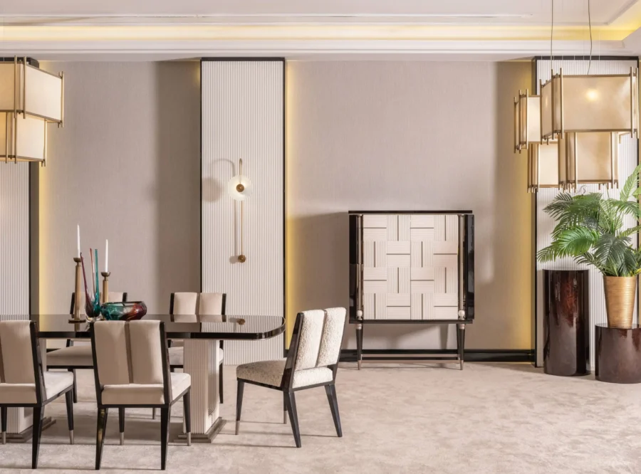modern-dining-room-interior-design Senato dining set