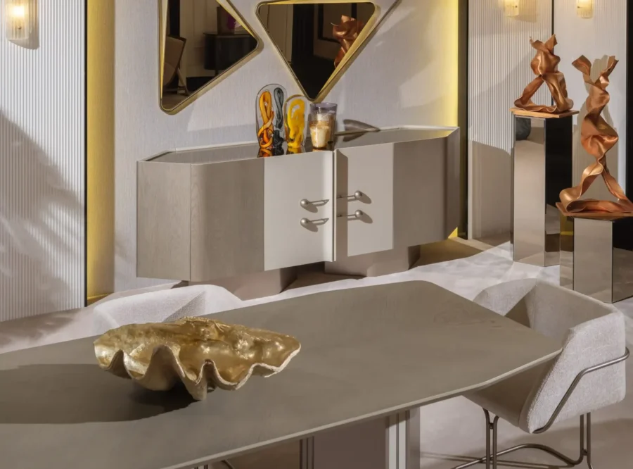 modern-interior-design-decor-abstract-art Ricamo dining set
