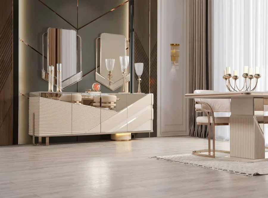 modern-interior-design-dining-area Delux dining room set