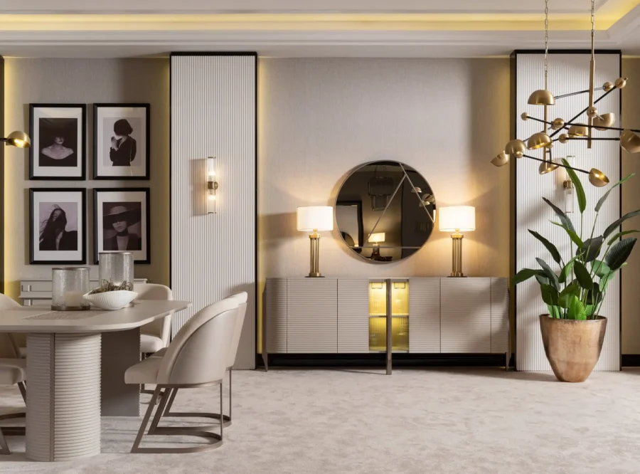modern-interior-dining-room-design Leora dining set