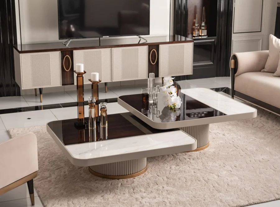 modern-living-room-coffee-table-decor Casto living room set