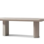 Leora cream dining table
