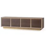 Montana Brown TV Unit with Sliding Doors