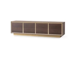 Montana Brown TV Unit with Sliding Doors