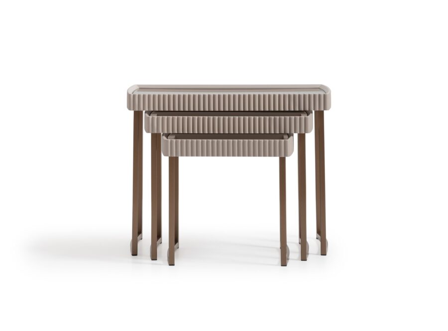 nested tables modern design Lyon nesting tables