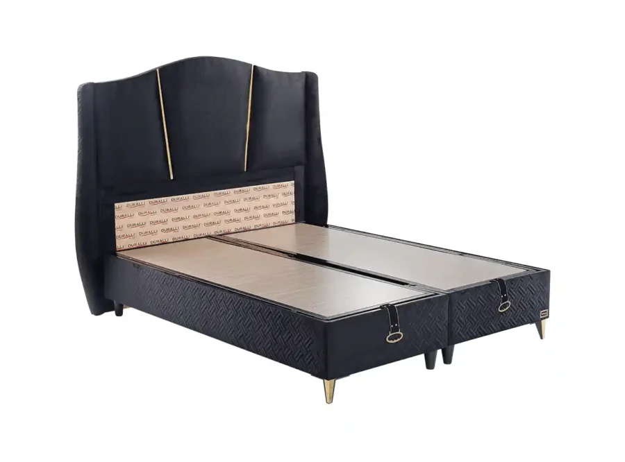 modern bed design black karam black ottoman