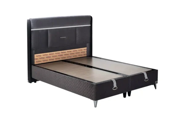 modern bed frame Silverline ottoman