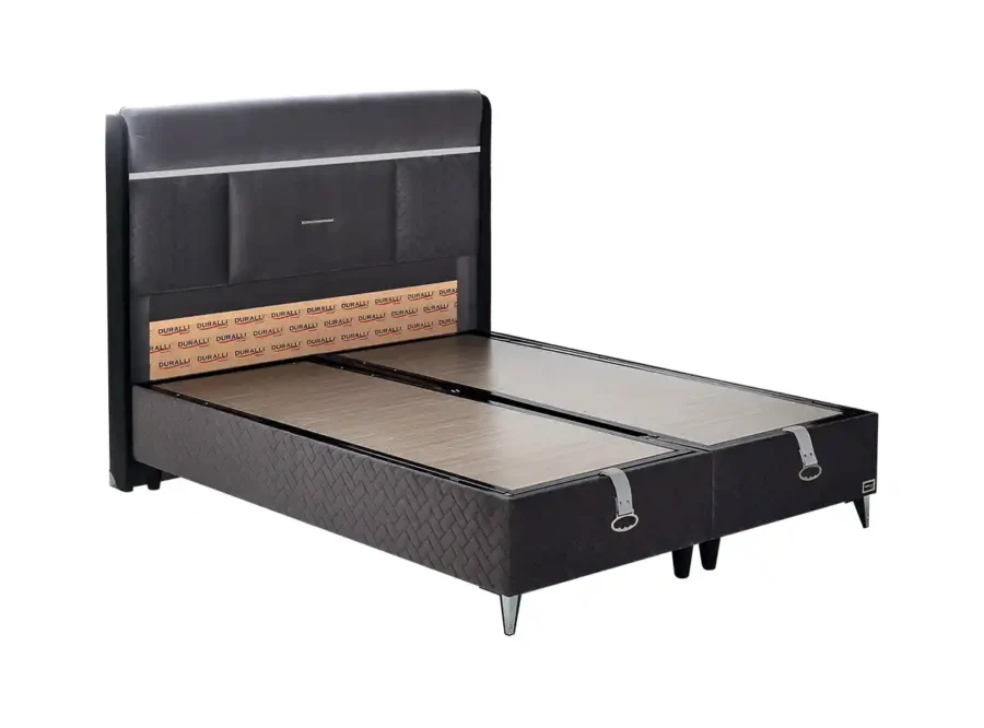 modern bed frame Silverline ottoman