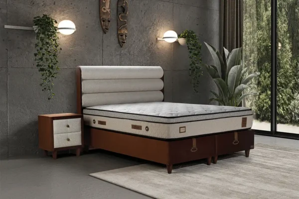 modern bedroom design mattress and nightstand fiore ottoman bed