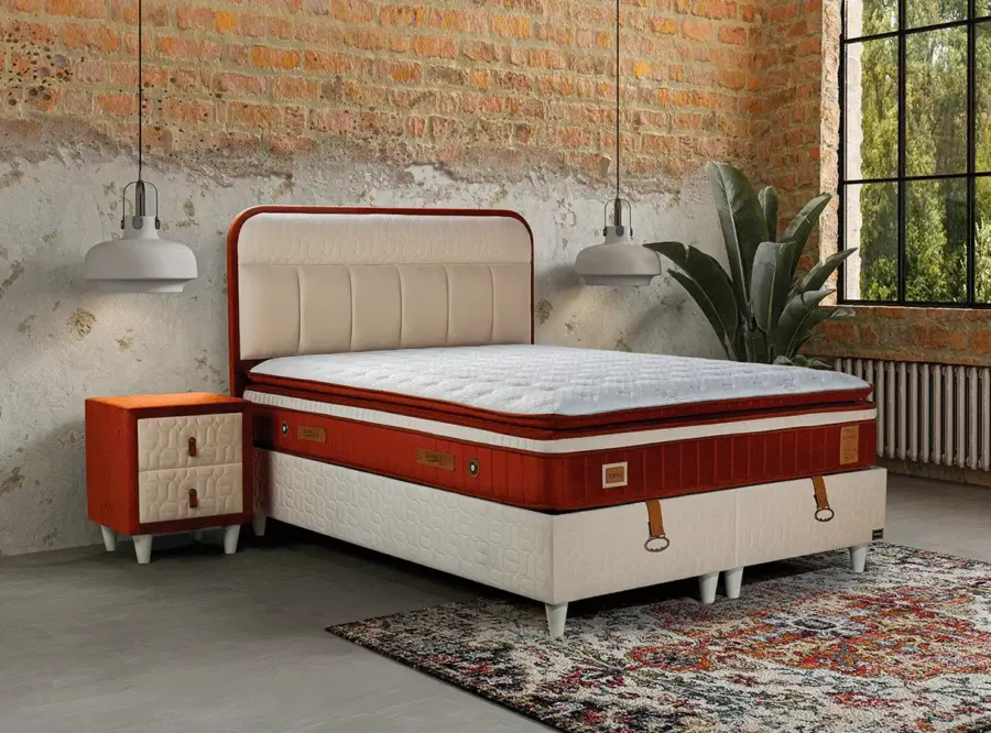 modern bedroom furniture mattress nightstand copperflex ottoman bed