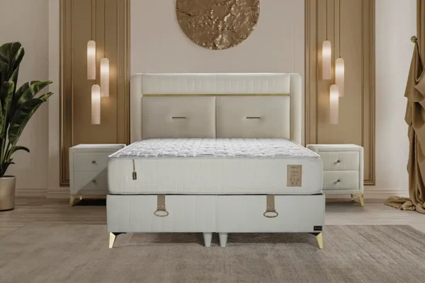 modern bedroom interior mattress setup Golden care ottoman bed