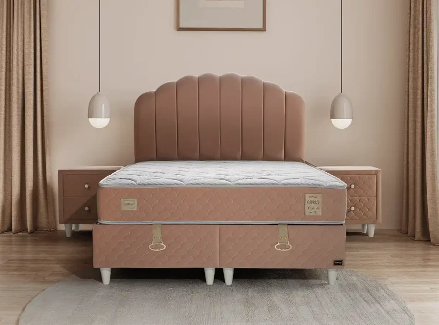 modern bedroom set caprice ottoman bed