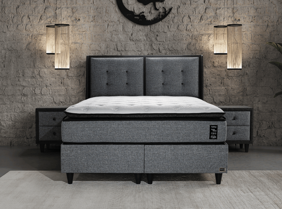 modern bedroom set luna sense ottoman bed