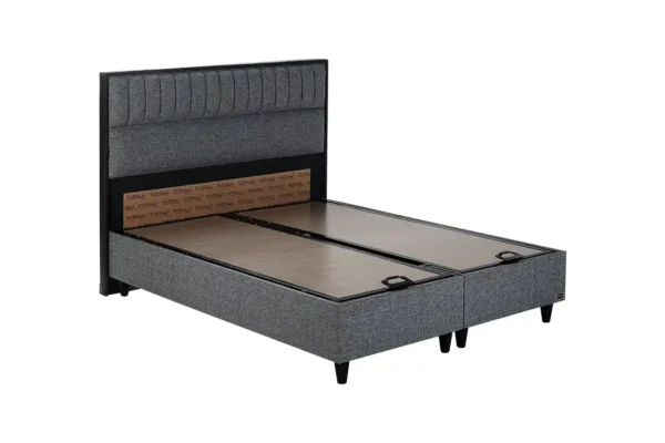 modern upholstered bed frame velanova ottoman bed