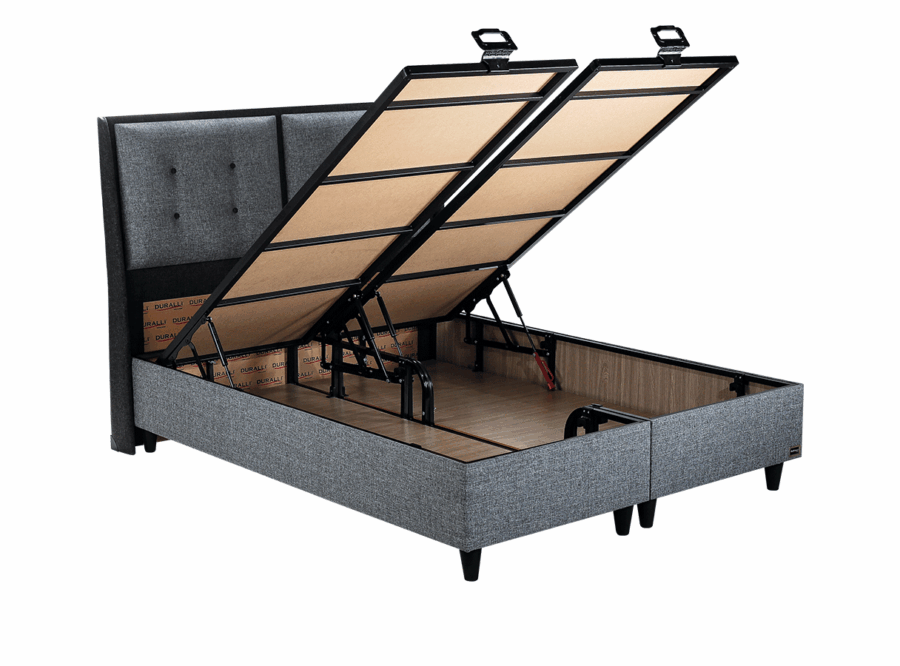 storage bed frame open luna sense ottoman bed