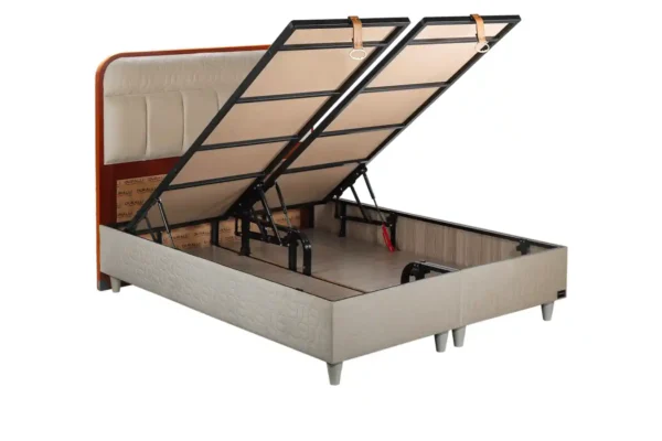 storage bed open copperflex ottoman bed