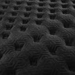 textured black fabric pattern