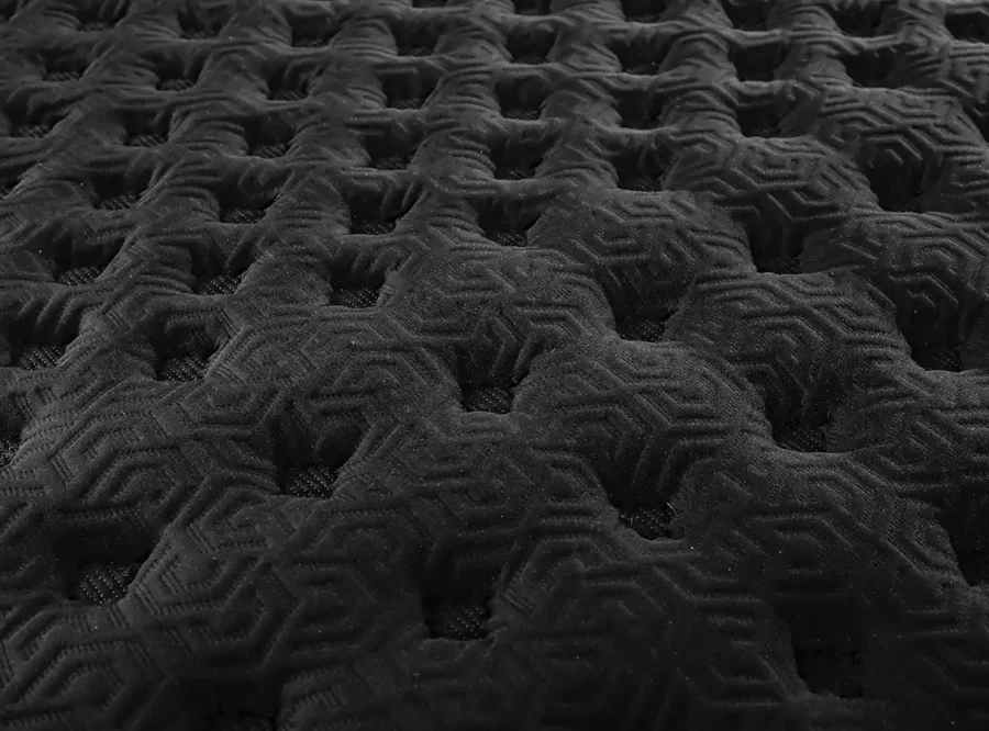 textured black fabric pattern karam black ottoman