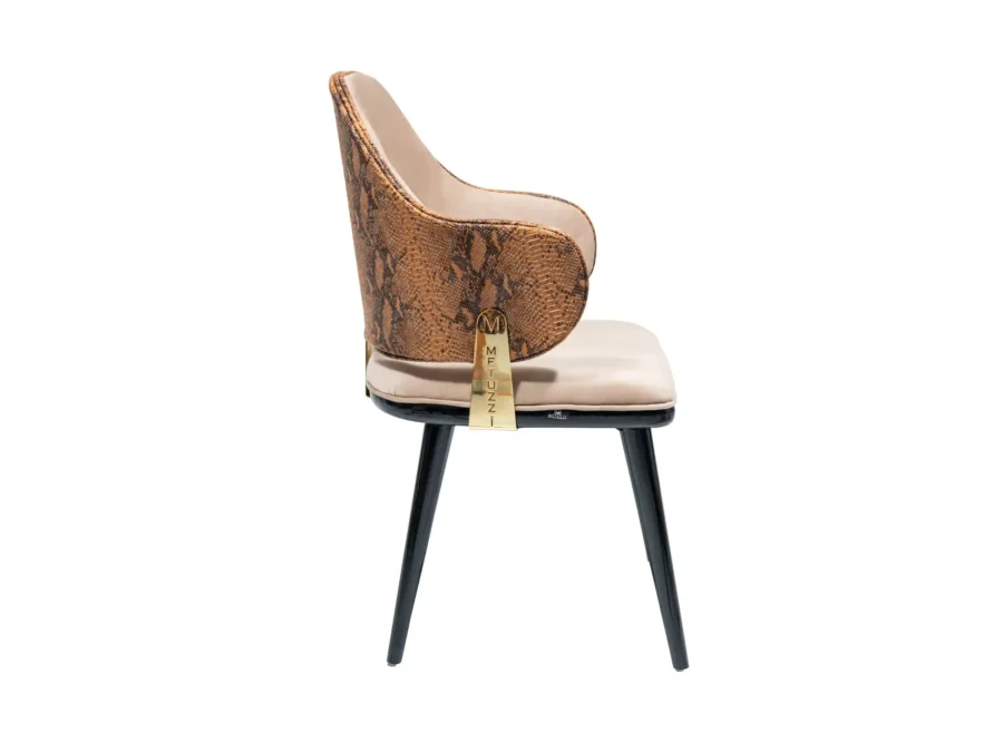 chair-cream-snake Snake chair