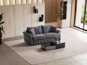 Rustic Sofa Bed Quilted