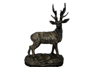 Antique deer on base