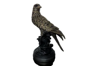 Antique vulture on rocks