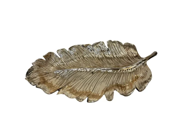 Gold big leaf plate