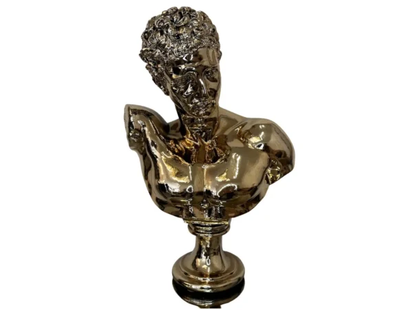 Gold man head