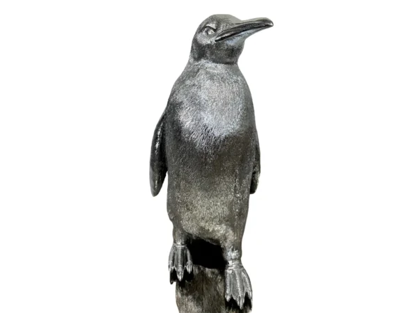 Silver big penguin