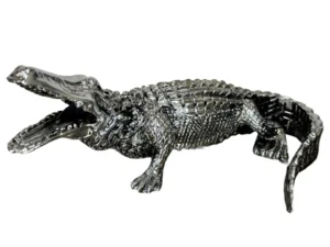Silver crocodile