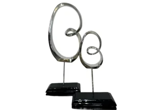 Silver eternal statue set